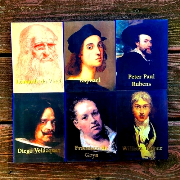 High Renassaince Famous Artist Gallery Leonardo Raphael+ More Book Softcover Set - Picture 1 of 13